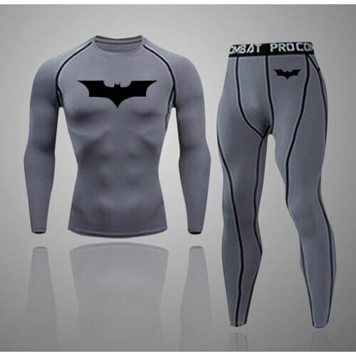 Mens Running Pants Jersey Set Compression Jogging Tracksuit Male Fitness Training Quick Dry Sport Shirt Sportswear Gym Clothes