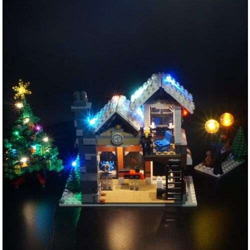 Kyglaring Led Lighting Set DIY Toys For 10249 Creator Winter Village Toy Shop Model Building Block(Not Included Building Blocks)