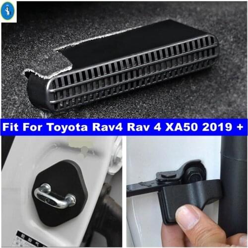 Car Accessories Seat Under Air Conditioning AC Outlet Dust Plug Cover Trim Black Fit For TOYOTA RAV4 RAV 4 XA50 2019 2020 2021
