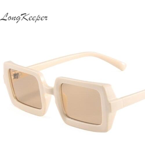 Fashion Vintage Square Sunglasses Women Brand Designer Retro Rectangle Sun Glasses Female Colorful Lens Eyewear Gafas De Sol