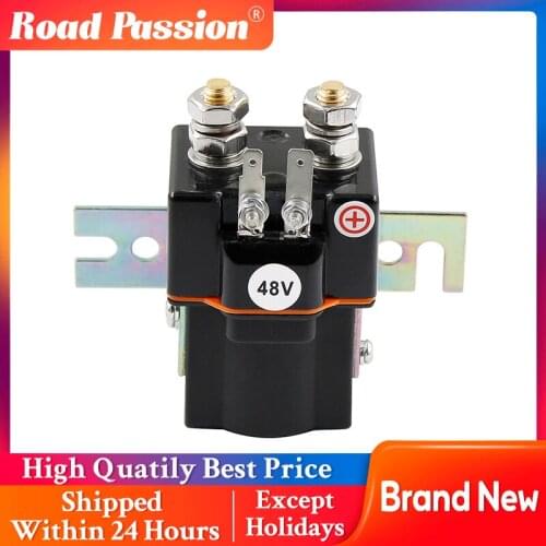 Road Passion 48V Starter Relay Solenoid for Club Car 48V 4 Terminal Solenoid Coil 101908701 102774701 5722 SW80-2028P