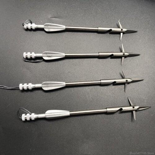 10/20pcs Fishing Slingshot Arrows Powerful Deepwater Fish Darts Shooting Hunting Slingshot Head Adult Outdoor Crossbow Arrow