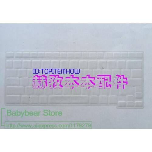 Silicone Keyboard Cover Skin Protector For Toshiba Potege M600 M605 M606 M612 R400 A500 M801 M802 M803 M805 Transparent Clear