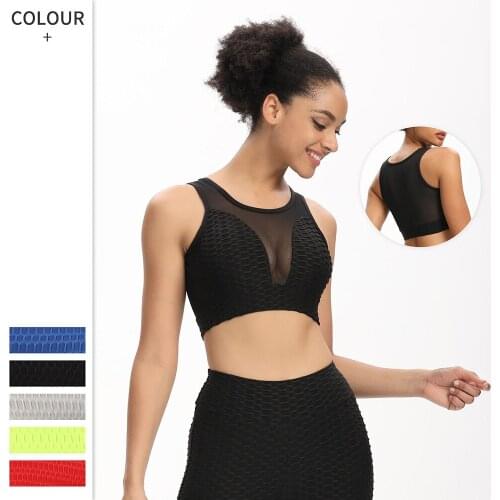 Yoga Top Fitness Women Sports Bra Yoga Bra Sexy Deep V Underwear Push Up Sports Tops Breathable Running Vest Gym Workout Wear