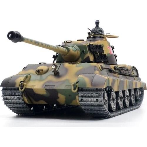 Henglong 1:16 German King Tiger RC Heavy Tank With Infrared Battle System 3888A-1 Toys Gift Military Model