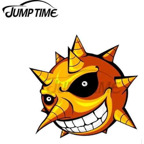 JumpTime 13 x 11.3cm For BADSUN Soul Eater Vinyl Car Stickers Motocycle Helmet Window Trunk Creative Race Car Decal Decoration