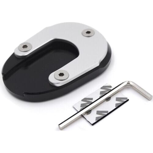 For Yamaha FJR1300 2001-2019 2017 2018 Aftermarket free shipping motorcycle parts Side stand Plate Aluminum Kickstand Pad Black