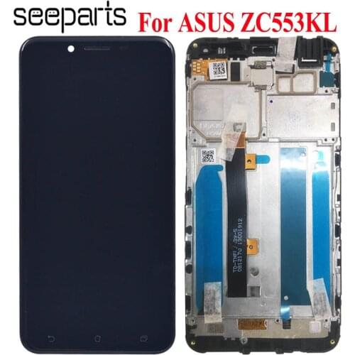 Test Working LCD For ASUS ZC553KL LCD Screen Display + Touch Panel Digitizer Assembly Repalcement For Asus Zenfone 3 Max ZC553KL