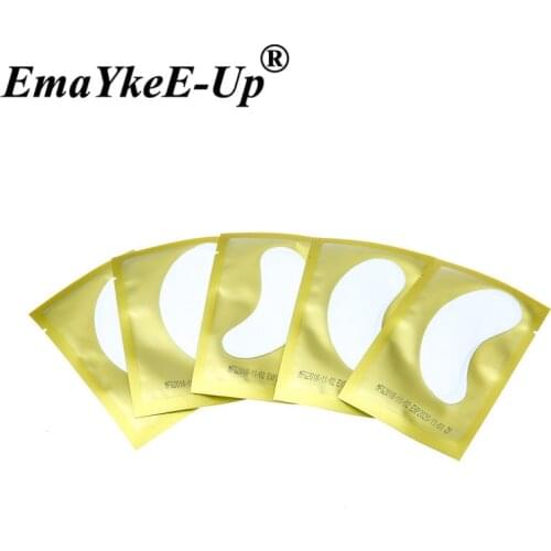 100pair Gold Hydrogel Eye Patch Hydrogel Patches Eyelash Extension Eye Pads Cosmetic Tools