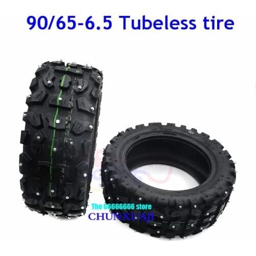 11Inch 90/65-6.5 CST Refitted for Dualtron Thunder Electric Scooter Ultra Winter Snow Tire Wear-resisting Tubeless Off-road Tyre