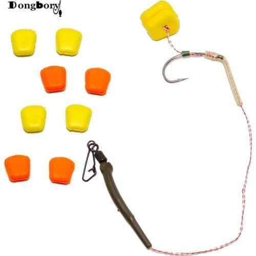 20 Pcs Carp Fishing Bait Flavoured Foam Artificial Corn Pop Up Carp Fishing Hair Rig Foam Baits Fake Maize Baits Floating