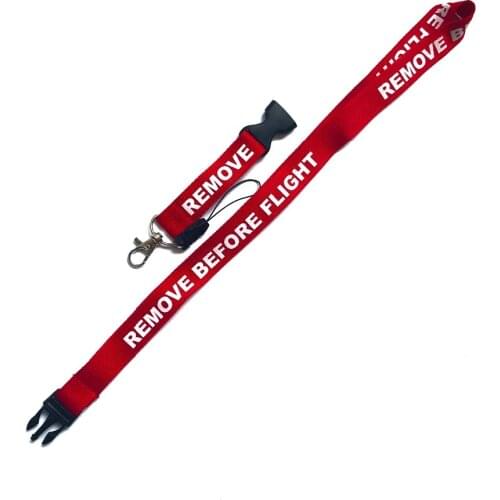 2020 New Mobile Phone Strap Lanyards for Key Neck Strap For Card Badge Gym Key Chain Lanyard REMOVE BEFORE FLIGHT Phone Straps