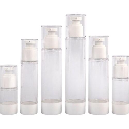 5pcs 15ml 30ml 50ml 80ml 100ml 120lm Plastic Lotion Bottle Bottles with Pump Empty DIY Cosmetic Packaging