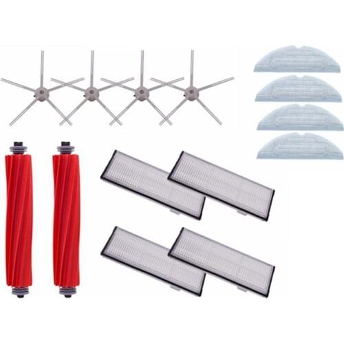 14PCS Accessories For Xiaomi Roborock S7 S70 S75 S7max S7max T7S T7splus Hepa Filter Side Brush Vacuum Cleaner Parts