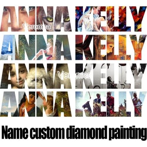 Name Custom Diamond Painting Photo Letter Customized Full Drill Diamond Embroidery Cross Stitch Mosaic 5D Diy Gifts Wall Decor