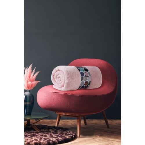 ATMACA Fleece Blankets On The Sofa