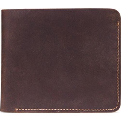 Business Bifold Wallet Mens Genuine Leather Credit ID Card Holder Case Purse Gift New