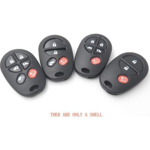 Remote Key Shell Keyless Case Fob Fit For Toyota Tacoma Tundra Sienna Sequoia Highlander Replacement Blank Key