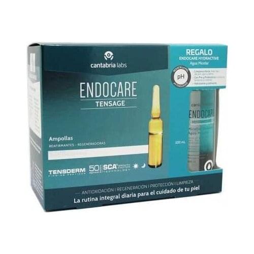 ENDOCARE PACK TENSAGE AMPOLLAS 20X2 ML+AGUA MICELAR 100ML