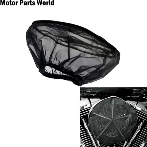 Motorcycle Black Waterproof Rain Sock Protective Cover For Harley Sportster XL Touring Road King FLHX Dyna FXDB Softail FXSTB