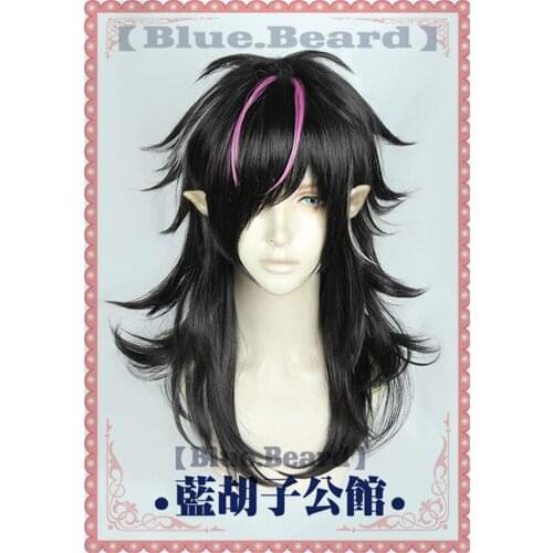 Game Arknights Cosplay Wig Arknights Midnight Costume Accessories Halloween Role Play Hair+ Free Wig Cap