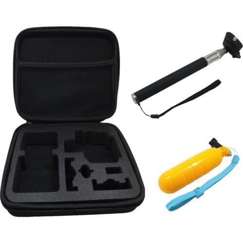 Bobber Floating+Self Stick+Storage Bag, Mount For gopro hero 5 4 go pro accessories Set Action sport Camera diving take photo