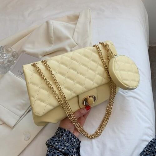 Womens Shoulder Bag Luxury Designer Bolsas Chain Soft Korean Leather Summer Evening Female Messenger Crossbody Bag 2021 New Hit