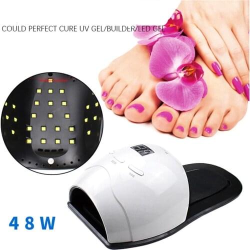 Hands and Feet Nail Dryers 48W Lamp for Manicure Feet Lamp Led Drying Gel UV Led Nail Lamp LED Lamp Nail Supplies Gel Nail Lamp