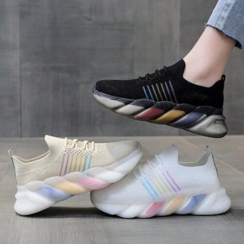 2021 Summer Premium Women White Crystal Bottom Sport Running Jogging Shoes Casual Chunky Sneakers Blank Womens Trainers