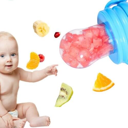 2/3/4Pcs/Set Baby nipple Teethers With Pacifier Chain Kids Fresh Food Fruit Feeder Nipples Baby Supplies Nipple Silicone Pacifie
