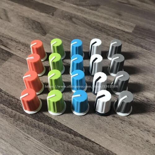 20Pcs EQ Rotary Knob Professional DJ Potentiometer Equipment Replacement Knobs Parts For Pioneer DJM800 900 NVS 2000 BXS