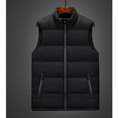2020 New Autumn Warm Sleeveless Jacket Male Winter Casual Waistcoat Men Vest Homme