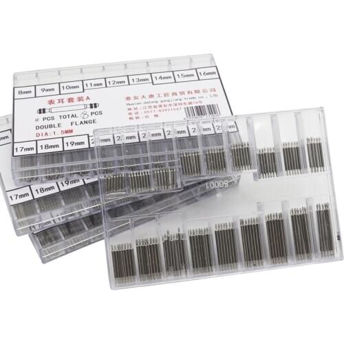 2020 NEW 270Pcs 8-25mm Watch Band Spring Bars Strap Link Pins Repair Watch Link Pins Tool Sets Professional Tool Accessories