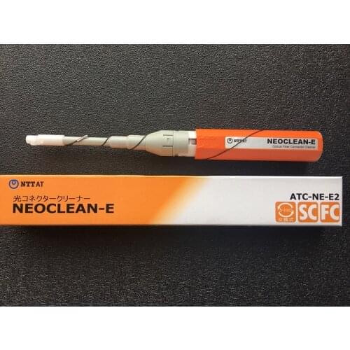 Free Shipping NTT-AT Neoclean-E ATC-NE-E2 Fiber Optic Smart Cleaner Pen SC/ST/FC 2.5mm Fiber Optic Cleaning pen