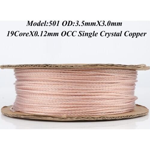 E501 6N OCC Copper + Silver Plated Braided Headphone Wire Cable DIY Audio Headphone Earphone Headset Upgrade Cable