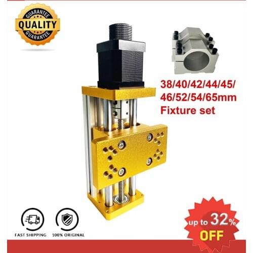 CNC Milling Machine Accessories Multi-function Metal Sliding Table for Zaxis adjustable height Apply Nema17/23 42BYG/57 Stepper