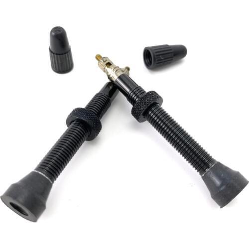 2 pcs 58MM ultralight bicycle tubeless tire valve for MTB Road bike high quality aluminum alloy bike tubeless FV valve