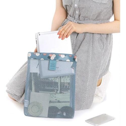 Beach Bag Transparent Portable Polyester Summer Useful Shopping Bag for Camping