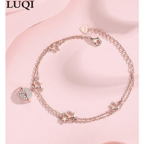 S925 platinum plated dream planet exquisite bracelet for girlfriend gift TSL010