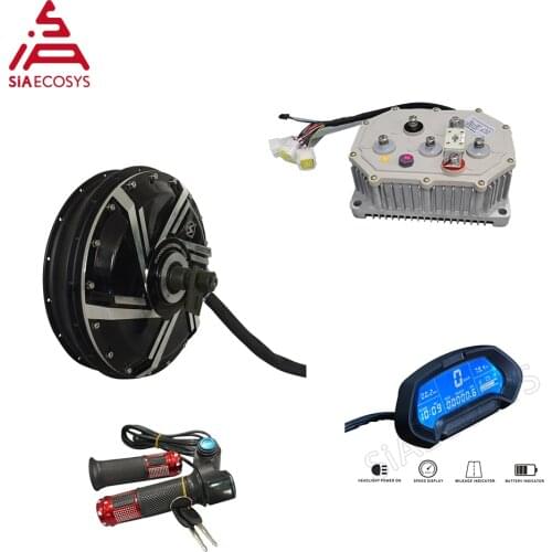 Siaecosys/QSMOTOR 273 6kW V3 E-motorcycle spoke hub motor conversion kits