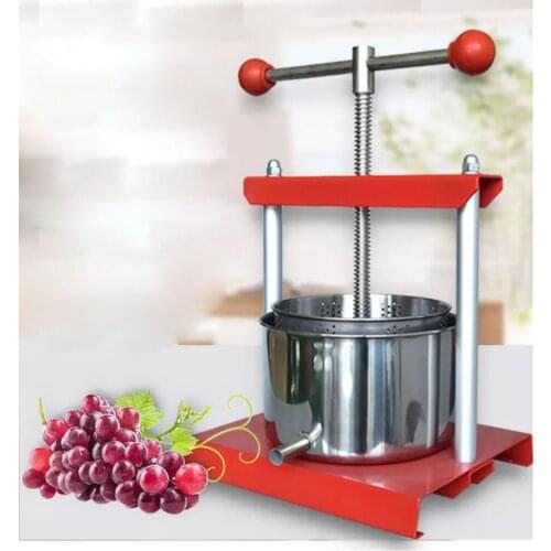 Manual juice pressing machine Home stainless steel juicer Slow Extractor Hand wine pressing Manor Fruit Juice presser