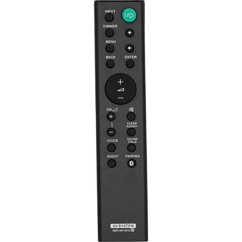 Replacement Speaker Remote Control For Sony Sound Bar HT-CT390 HT-RT3 SA-CT390 SA-WCT390