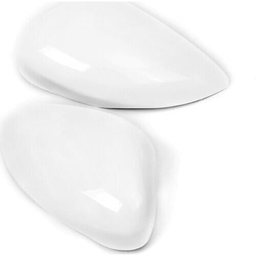 1Pcs White Rearview Side View Mirror Replacement Cover Cap Case Shell For Ford For Fiesta 2008 2009 2010 2011 2012 2013 2014 201