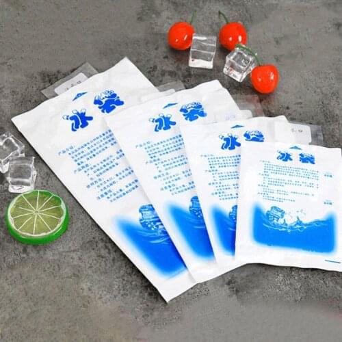 10Pcs Reusable Ice Bag Water Injection Icing Cooler Bag For fruit Meat Keep Fresh ice pack Pain Cold Drinks Refrigerate Cooler