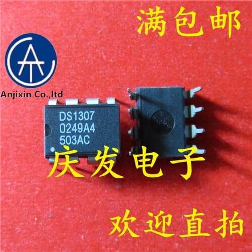 10pcs real new and orginal real stock DS1307 DS1307N clock circuit chip DIP8