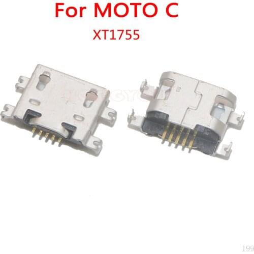 100PCS/Lot For Motorola MOTO C XT1755 / C Plus USB Charge Socket Jack Port Plug Charging Dock Connector