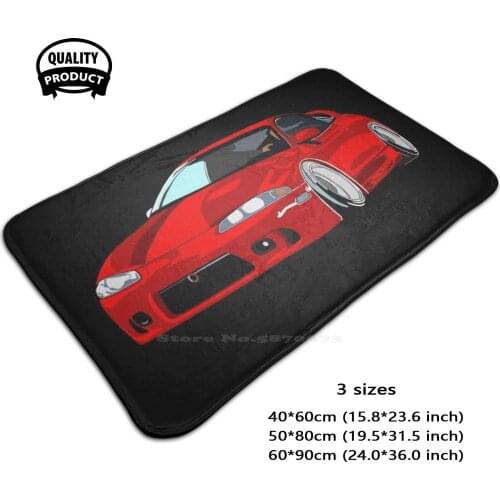 2G Dsm Red 3D Soft Non-Slip Mat Rug Carpet Foot Pad Mitsubishi Red Mitsubishi 2G 2G Dsm Sb Sb Car Car Japan Japan Car Japanese