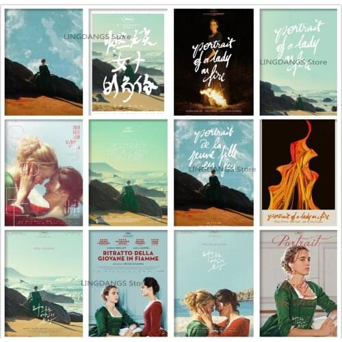 5d Diy Diamond Painting Portrait De La Jeune Fille En Feu Movie Poster Diamond Mosaic Embroidery Cross Stitch Home Decor Gift