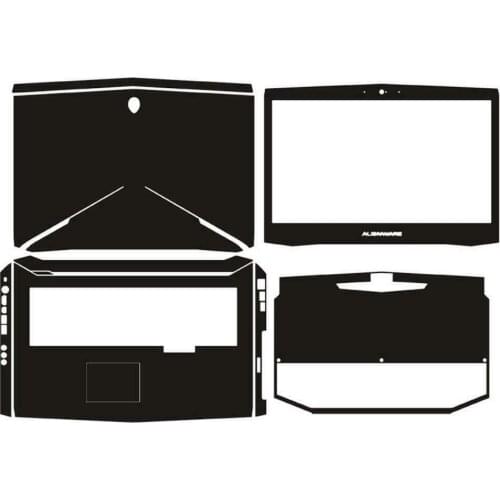 KH Laptop Sticker Skin Decals Cover Protector Guard for Dell Alienware m18x r3