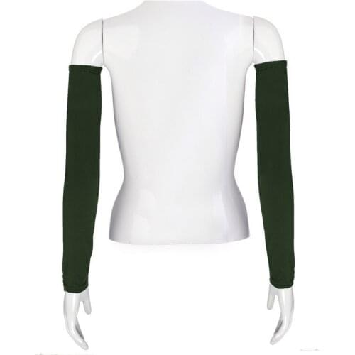 Can Choose Colors Muslim Oversleeve 53cm Solid Color Arm Sleeve